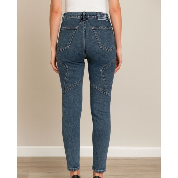 REVICE Star Skinny High Rise Jeans Women’s Size 25 with Front Seam - Picture 11 of 11